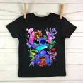 thumbnail image 3 of Camiseta de algodón para niños, camiseta de dibujos animados de Disney Lilo Stitch, camiseta de manga linda de Stitch, camiseta gráfica Y2k, camisetas para niñas y niños, 3 of 5