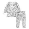 thumbnail image 2 of AJIWYH Cute Clothes for Teen Girls Kid DIY Hand Painted Homewear Set Colouring Pajama Sets for Boy and Girl Can Play With and Wear Color Me Pajamas(4-5 Years), 2 of 10