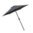 thumbnail image 3 of justharion Parasol de Jardin Imperméable Patio Remplacement Top Polyester Extérieur Parasol Couverture de Canopée, Noir, 3 of 6