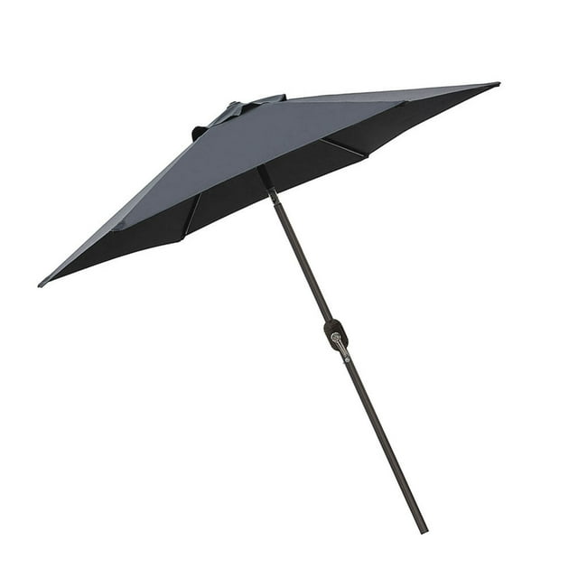 Housse de Parasol de Jardin Imperméable pour Patio; Housse de Remplacement en Polyester pour Auvent Pare-Soleil Extérieur, Noir