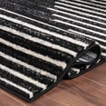thumbnail image 5 of World Rug Gallery Bohemian Stripe Area Rug - BLACK 7'10"x10', 5 of 8
