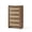 Dark Oak, variant on 5 Drawers Rattan Tall Dresser 46 Inch Boho Chest of Drawers Large Storage Cabinet for Bedroom Closet Living Room Hallway Nursery Entryway - Light Oak