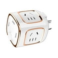 thumbnail image 4 of Convertidor de corriente multifuncional, cargador de múltiples puertos, adaptador de enchufe para viajes domésticos, 220V, 4 of 8