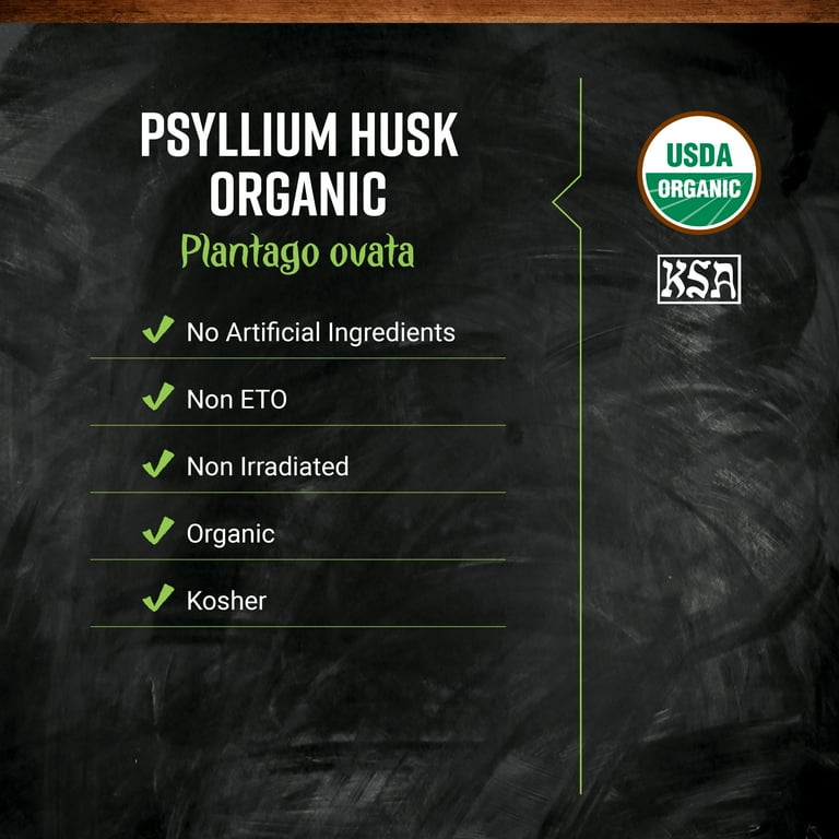 Frontier Co-op Whole Psyllium Husk, Certified Organic, Non