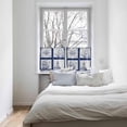 thumbnail image 4 of 36 Inch Long Tier Curtains for Kitchen, Ocean Sailing Map Navigation Pattern Bathroom Window Curtains Rod Pocket Short Curtains Window Treatment Tiers for Living Room Farmhouse 2 Panels, 4 of 5