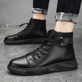 thumbnail image 2 of Zapatos de hombre de gran tamaño 45464748, botas de cuero para hombre, zapatos casuales, herramientas para exteriores, botas Martin, 2 of 5