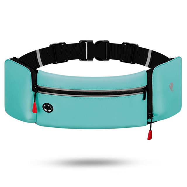 Riñonera para correr para hombre y mujer con soporte plegable para botella de agua para caminar, trotar y viajar