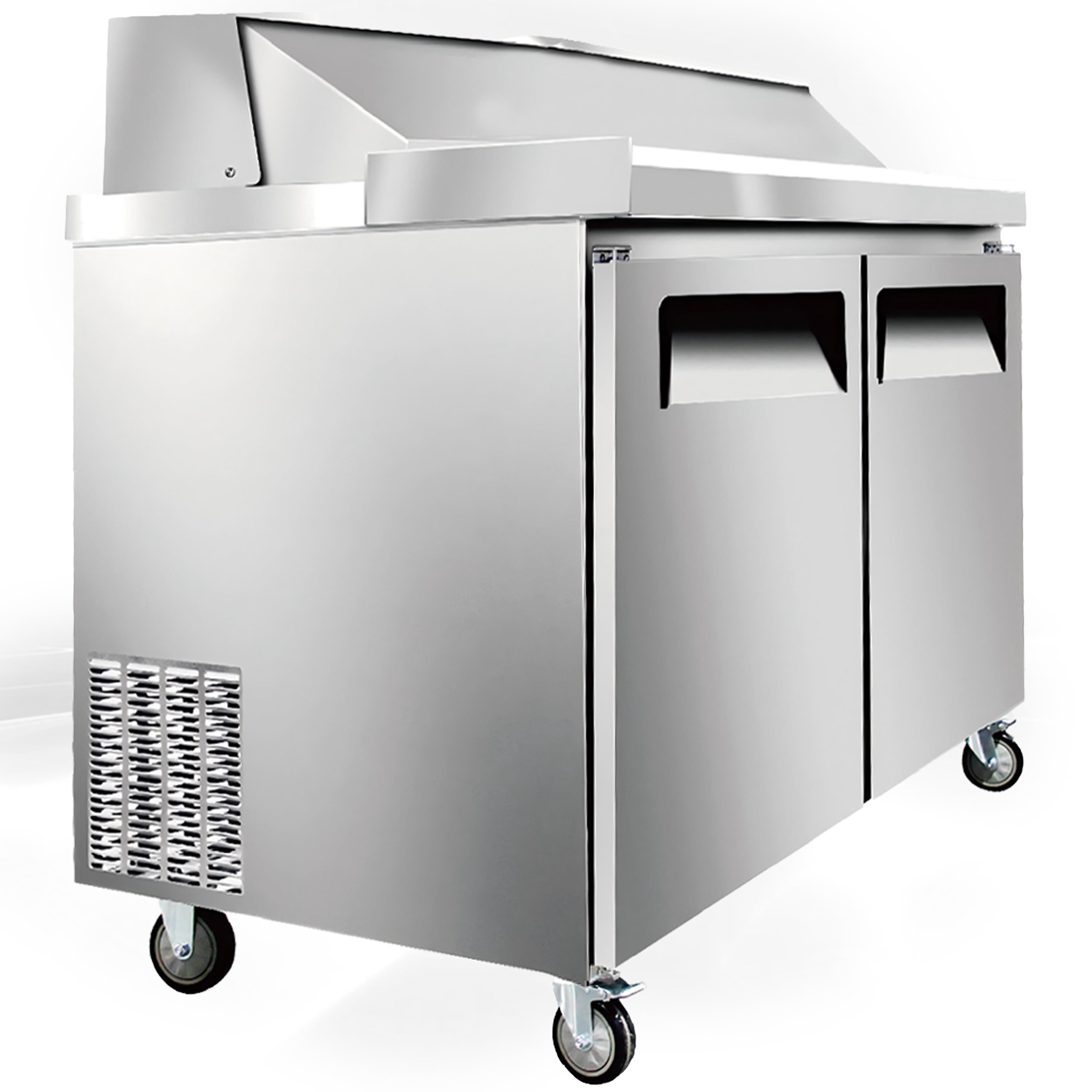 NSF 36 in. Mega Top Prep Table Refrigerator, 9.7 Cu. Ft.2-Door Stainless Steel Refrigerator
