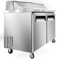 thumbnail image 4 of NSF 36 in. Mega Top Prep Table Refrigerator, 9.7 Cu. Ft.2-Door Stainless Steel Refrigerator, 4 of 9