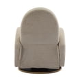 thumbnail image 3 of Jopath Swivel Accent Chair, Comfy Accent Single Sofa Chair, 360 Degree Bucket Chair Lounge Armchair for Living Room Bedroom Almond, 3 of 9