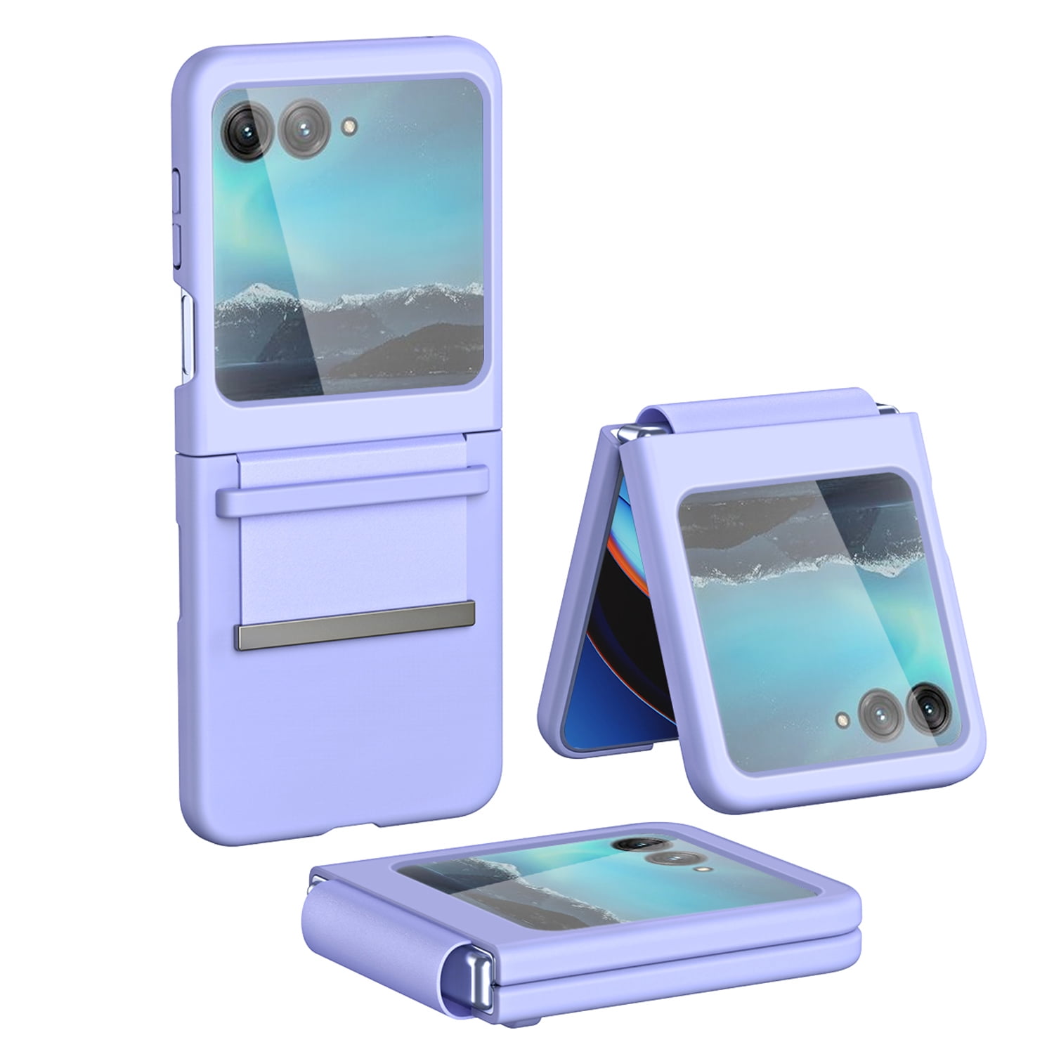 Nalacover Case for Motorola Razr 40 Ultra SkinFriendly Soft Hinge Protection Cover, Plain Full