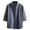 Grey, variant on Afdoent Men's Casual Shirts Male Comfortable Breathable Daily Wear Relaxed Fit Plain Design Spring Summer Outdoor Activities Beach Vacation Shirt