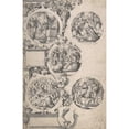 thumbnail image 3 of Christoph Murer 11x14 Black Modern Framed Museum Art Print Titled - Design for a Painted Glass with Scene from the New Testament (1598), 3 of 5