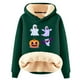 thumbnail image 1 of Sudadera con capucha de manga larga para mujer, informal, con capucha, para exteriores y chaquetas, a la moda, con estampado de blusa, sudadera de manga larga, abrigo con capucha para mujer, 1 of 2