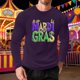 thumbnail image 3 of Mens Casual Camisetas, Carnaval Impreso Manga Larga Cuello Redondo Suelto Ajuste Superior, 3 of 5
