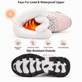 thumbnail image 5 of Stepedia Snow Boots for Women Waterproof Mid Calf Lace Up Warm Faux Fur Winter Boots for Outdoor, Pink, 5 of 8