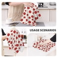 thumbnail image 3 of Sikiie Abstract Red Polka Dot Waffle Weave Kitchen Dish Cloth,Super Absorbent Kitchen Dish Towels 16*26 Inches for Dish Rags Washing Dishes, Drying Dishes, 3 of 7