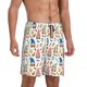 thumbnail image 2 of Fotbe Barbecue Gnomes Pantalones Cortos de Pijama para Hombre, Ropa de Dormir, Pantalones de Pijama Cortos para Hombre-Small, 2 of 6