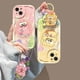 thumbnail image 2 of Big Eyes SpongeBob Cartoon TPU Soft Phone Case For iPhone 11 12 Mini 13 Pro Max 14 Pro 15 Pro X XS Max XR 7 8 Plus With Pendant, 2 of 4