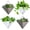 White X 2 Pack & Gray X 2 Pack, variant on Wall Planters Black X 2 Pack 12 Inch Large Self Watering Indoor Outdoor Decor