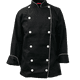 thumbnail image 2 of Filipina Chef Top Swiss Chef Caballero Negro Vivos Blancos Talla Mediana, 2 of 6