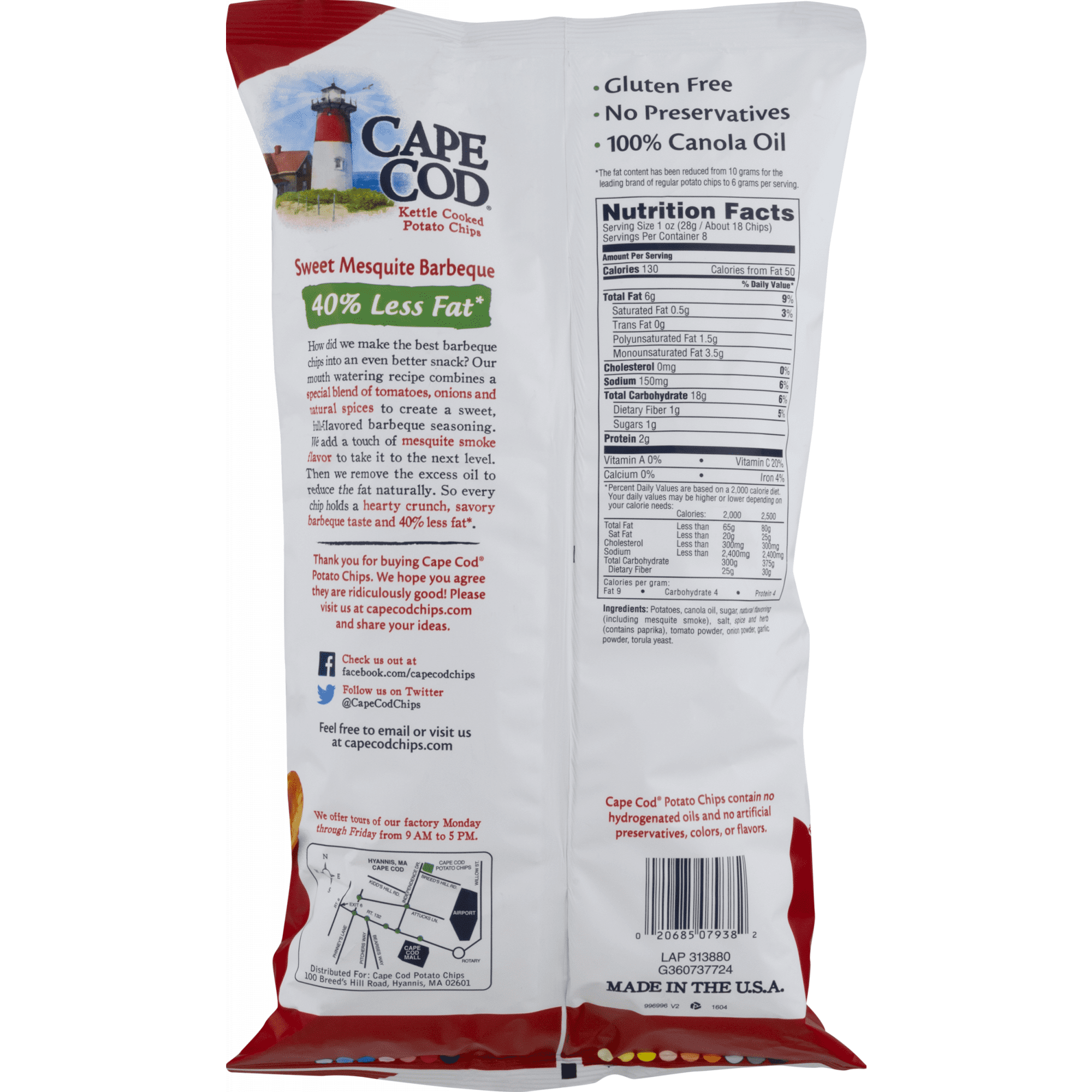 cape cod 40 reduced fat potato chips ingredients cape cod 40 reduced fat potato chips ingredients