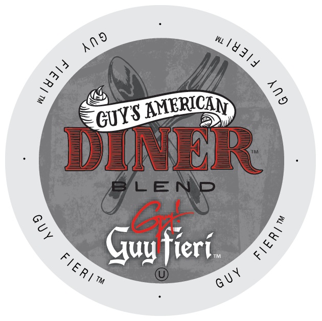 Guy Fieri Coffee Guy's American Diner Blend, Single Serve Cup Portion