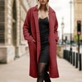 thumbnail image 4 of Women's Warm Winter Coat With Collar Long Sleeve Flannel Lined Anorak Ice Suit plus Size Jacket Rain Coats for plus Size Women Womens Long Winter Coats with Hood Women Vest plus plus Size Sweaters for, 4 of 8