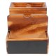 thumbnail image 2 of Vintage Wooden Napkin Holder for Kitchen with Blackboard Spice Rack Organizer Stand, 2 of 5