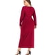 thumbnail image 5 of Vestido informal ajustado con escote en V y botones a presión para mujer, 5 of 6