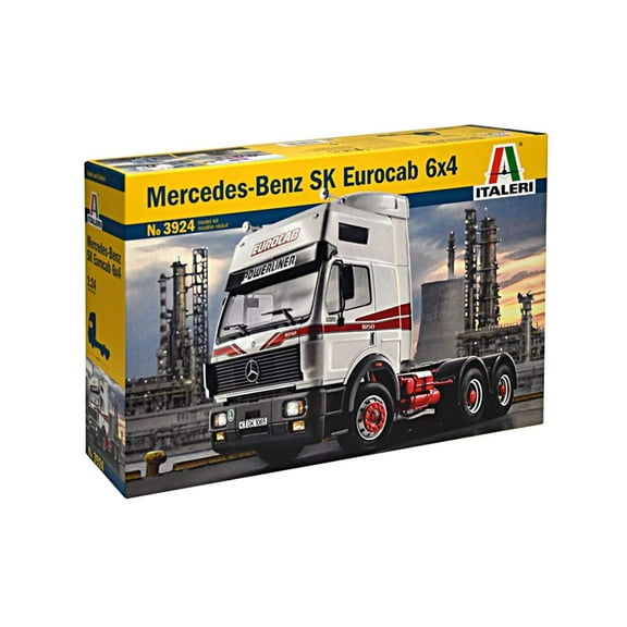 No Author Italeri 510003924 Mercedes-Benz 1:24 SK Eurocab 6x4, unlackiert