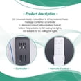 thumbnail image 2 of Kit de Control Remoto Universal para Ventilador de Techo, 40 W, Función de Sincronización de 6 Velocidades, Control Remoto de Repuesto para Ventiladores y Luces de Techo de CC, 2 of 8