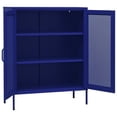 thumbnail image 2 of vidaXL Armoire de Rangement Bleu Marine 80x35x101,5 cm Acier, 2 of 5