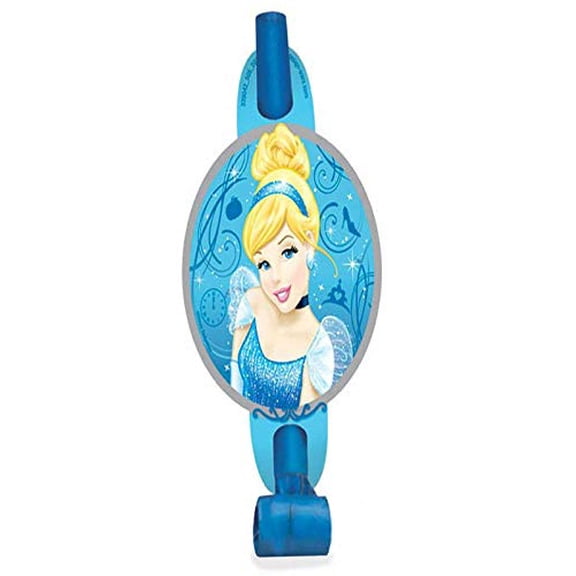 Disney Cinderella Sparkle Blowout Party Noisemakers, Pack of 1