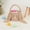 Brown-BW Home Decor, variant on karymi Happy Easter Bunny Long Ears Tote Bags Easter Basket Buckets Children Gift Storage Handbag Adjustable Handles for Egg Hunt Candy Holders Gifts for Men