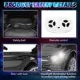thumbnail image 2 of 12V Kids Ride on Car with 2.4G Remote Control, Battery Powered Electric Vehicle with Double Doors, Safety Belt & LED Light(Black), 2 of 7