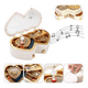 thumbnail image 1 of Alhajero Y Caja Musical De Doble Corazón Bailarina Musical Xtellar blanco, 1 of 4