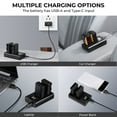 thumbnail image 2 of K&F Concept LP-E6NH Battery and Dual LCD Charger Set, 2 Pack 2250mAh Replacement Batteries Compatible with Canon EOS R7, R6, R5, 5D 6D 7D Mark II, 90D, 80D, 70D Cameras, 2 of 6