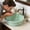 🌈 Green_Hot#628, variant on Kuroiy Plastic Wash Basin with Double Handles for Laundry, Foot Soaking, Baby Bath, Dorm or Bathroom – Thickened, Stackable, Heavy Duty, Multiple Sizes and Colors
