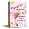thumbnail image 1 of Awkward Styles Kitchen Wall Art Canvas Yammy Wall Сocktail Receipt Cosmopolitan Funny Summer Mood Wall Room Delicious Сocktail Cosmopolitan Wall Print, 1 of 7