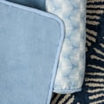thumbnail image 5 of NICOLE MILLER NEW YORK PET Kendall Fluted Geo Cozy Couch Protector Pet Bed, Cozy & Calming, Water Repellent, Non-Slip Bottom, Machine Washable, Blue, Large 40"x23"x4", 5 of 12