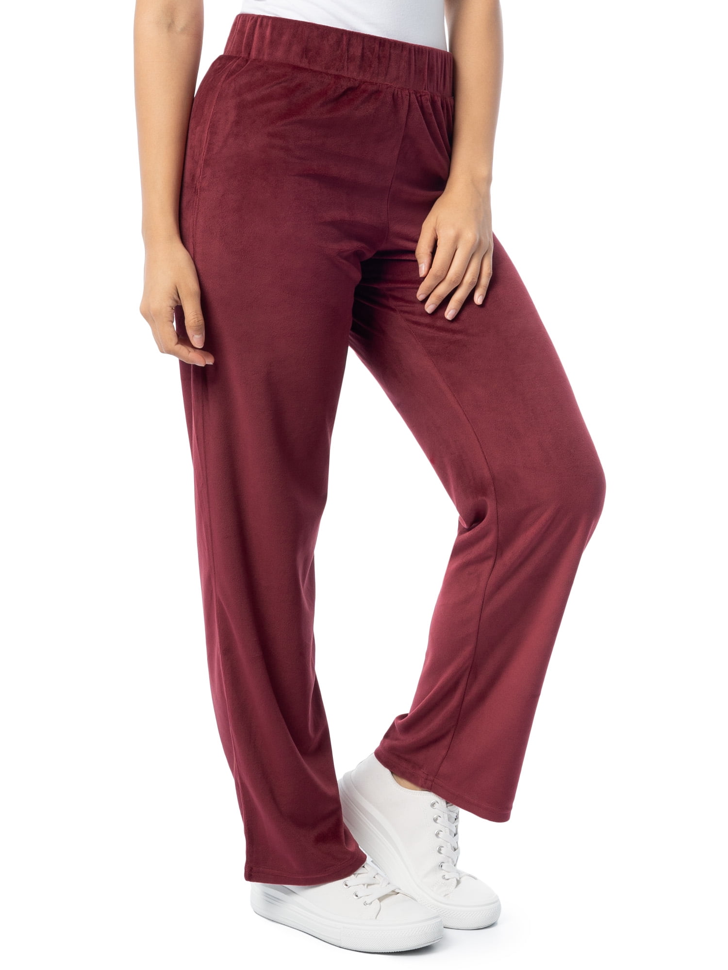 Athletic Works Women's Soft Velour Jacket and Pant Tracksuit, Size S-XXL
