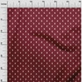 thumbnail image 3 of oneOone Cotton Silk Maroon Fabric Rabbit Fabric For Sewing Printed Craft Fabric By The Yard 42 Inch Wide, 3 of 5