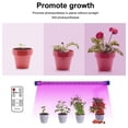 thumbnail image 4 of Yuarrent Tiras de luz LED creciente USB ABS Phytolamp 5 modos de iluminación Linterna ajustable Luces de espectro completo para oficina Invernadero Jardín y Patio Tres Cabezas Rosa Yuarrent HA011849-04B, 4 of 6