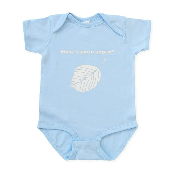 CafePress - How's Your Aspen? - Baby Light Bodysuit, Size Newborn - 24 Months