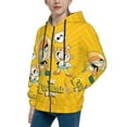 thumbnail image 2 of The Cuphead Show Teen Sweatshirts Hoodies Youth Hooded Hoody Fashion Zipper Coat For Boys And Girls, 2 of 7