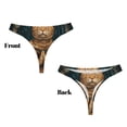 thumbnail image 3 of Balery Surreal Meditating Cat Tangas de Algodón para Mujer con Estampado – Ropa Interior Sexy, Transpirable, G-string-X-Large, 3 of 6