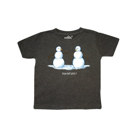 

Inktastic Do you Smell Carrots Snowmen Gift Toddler Boy or Toddler Girl T-Shirt