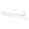 thumbnail image 2 of LOLIPPYY Closet Rod Extender Hanger Space Saving ABS Pullout Design Home Use 1Pack, 2 of 8
