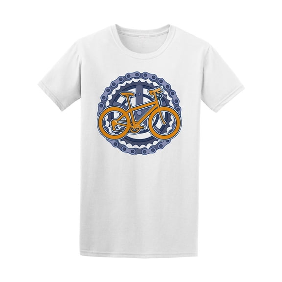 Bicycle With Chain A Spocket T-Shirt Men -Image by Shutterstock, Male Small